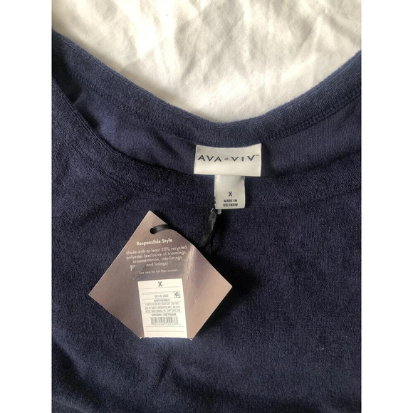 Ava & Viv Women's Plus Size Terry cloth tank top - size x - Picture 5 of 6